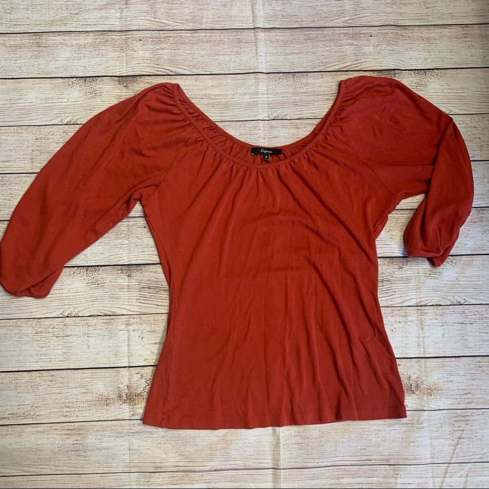 4 for $15 SALE/ Express scoop neck top